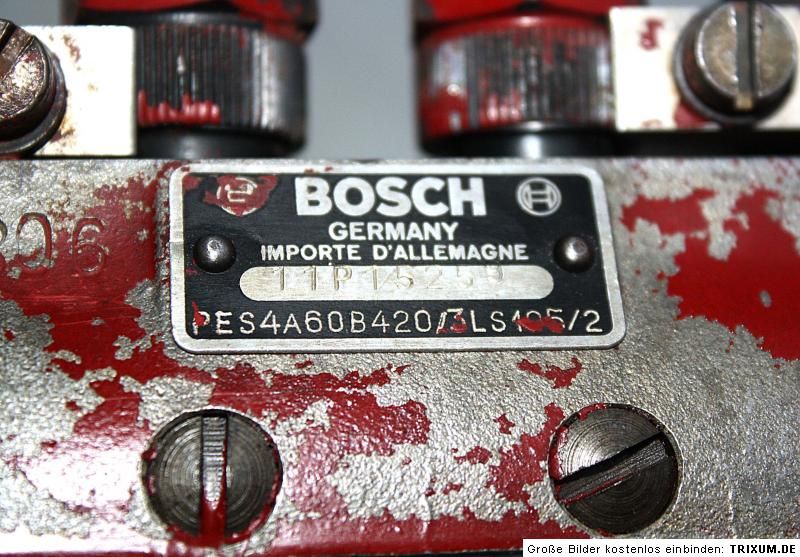 IHC Mc Cormick D 430 432 436 439 Bosch Einspritzpumpe