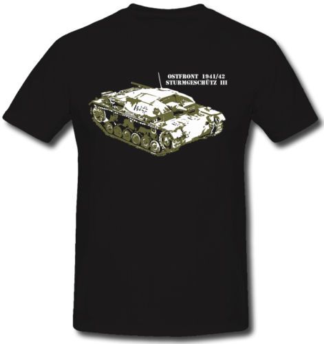 Sturmgeschütz 3 Ostfront WH XX Panzer T Shirt *427