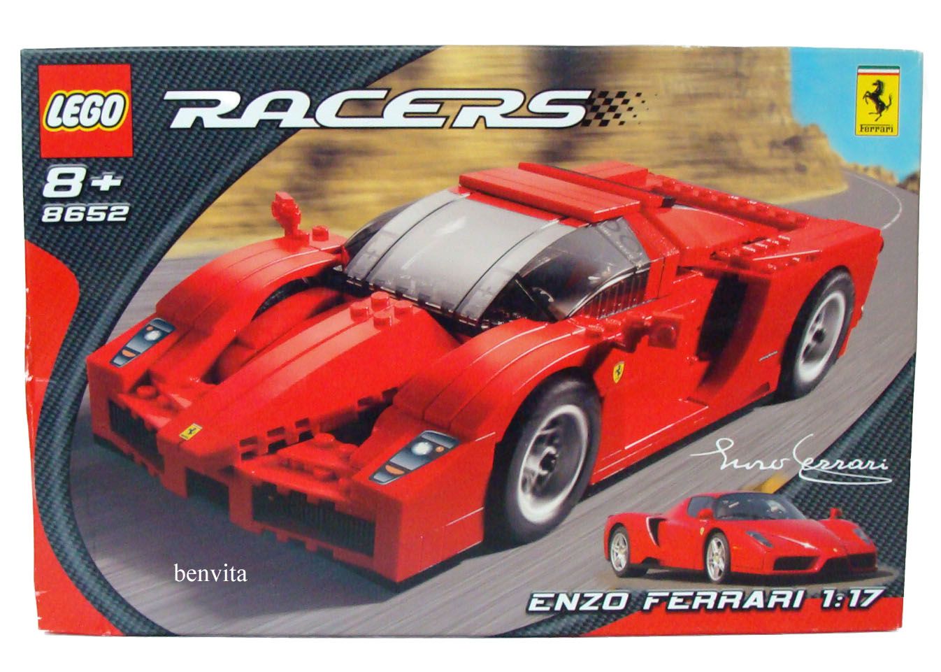 Lego® Racers 8652   Enzo Ferrari 447 Teile 8+ Maßstab 117  Neu