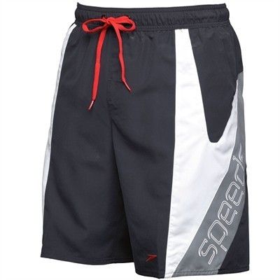 Speedo Herren Highrate 20 Boardshorts Schwarz/Grau