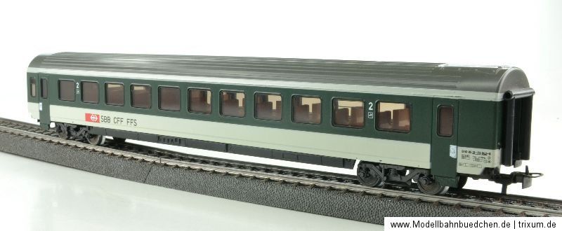 Märklin 4124 – 2. Klasse Schnellzugwagen der SBB