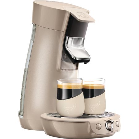 Philips Senseo Viva Café HD7828/10 Pad Kaffeemaschine champagner 1450