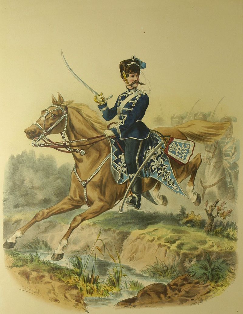 Westphälisches Husaren Regiment No. 8 – 46 x 57 cm