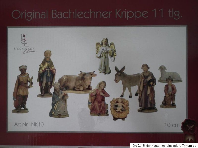 Bachlechner Krippe Krippenfiguren Neumeyer Südtiroler