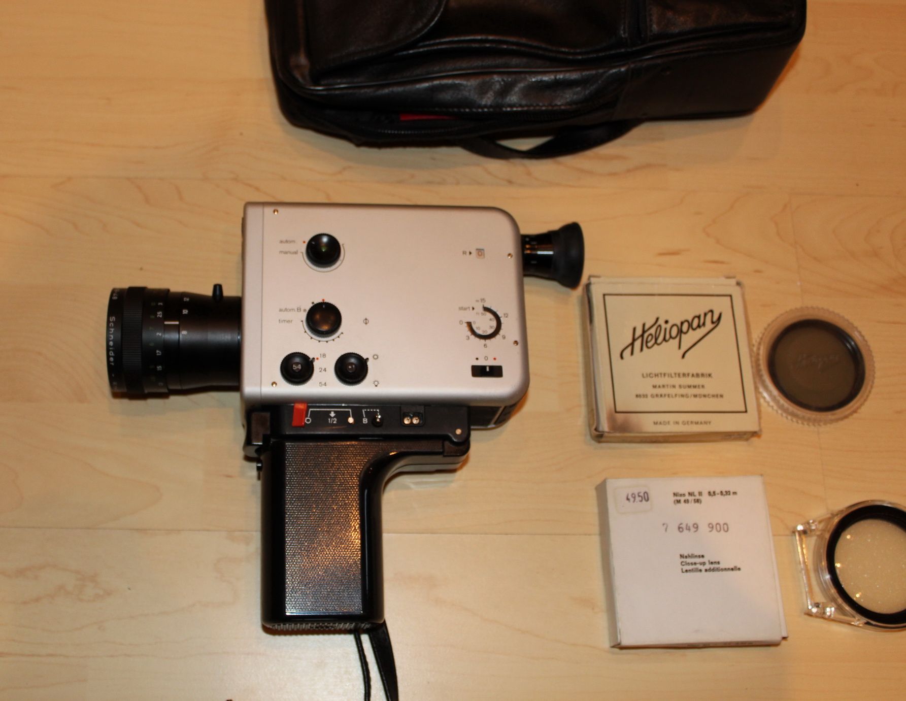 Super 8 Filmkamera Braun Nizo 481 + Zubehör TOP Zustand