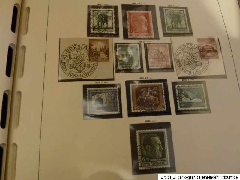 alte Briefmarkensammlung aus dem Nachlass Deutsches Reich und mehr