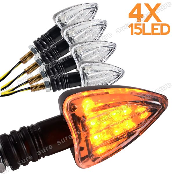 4X 14LED/15LED/16LED/18LED Motorrad Blinker Quad Roller Blinker Relais