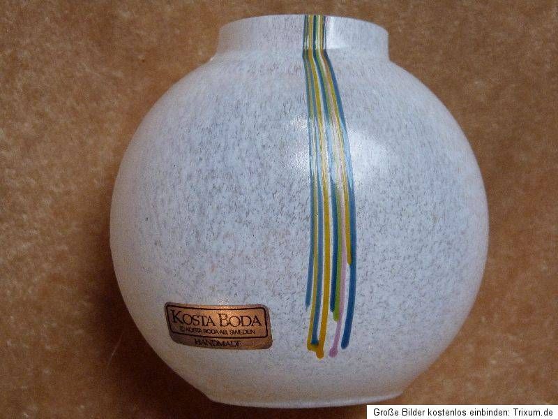 Kosta Boda Art Glas Vase Rainbow Nr.48223#2644