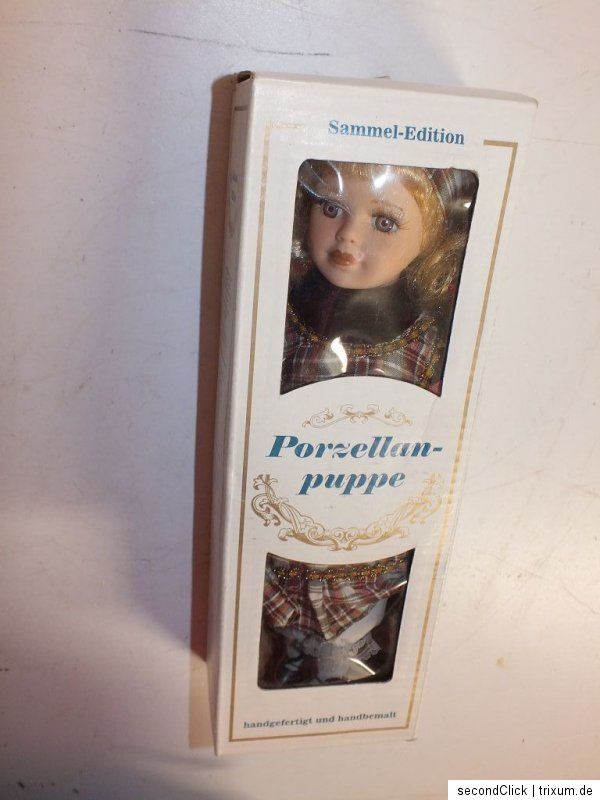 PORZELLAN PUPPE SAMMLER EDITION HANDARBEIT HANDBEMALT PORZELLANPUPPE