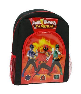 POWER RANGERS SAMURAI BACKPACK Free UK Post SCHOOL BAG Rucksack