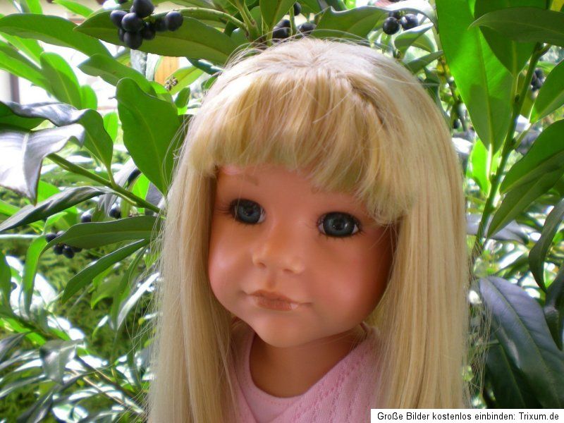blonde Götz Puppe Hannah 50 cm + Zubehör, Manufakturpuppe