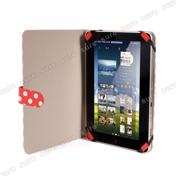 Wählbar Kunstleder Tasche case cover Hülle für 10 Zoll Tablet PC