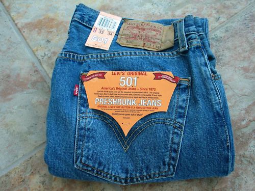 LEVIS 501 HERREN JEANS STONEWASH GROESSE WAEHLBAR