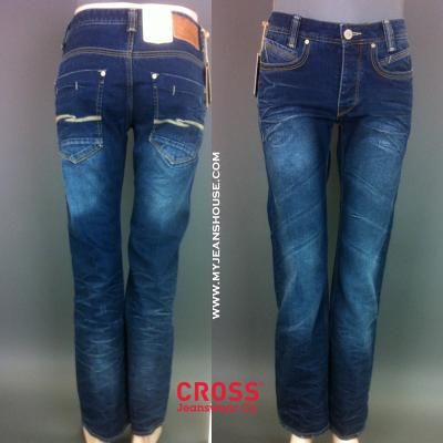 Cross Antonio 160 256 mittelblaue Jeans schöne used Optik