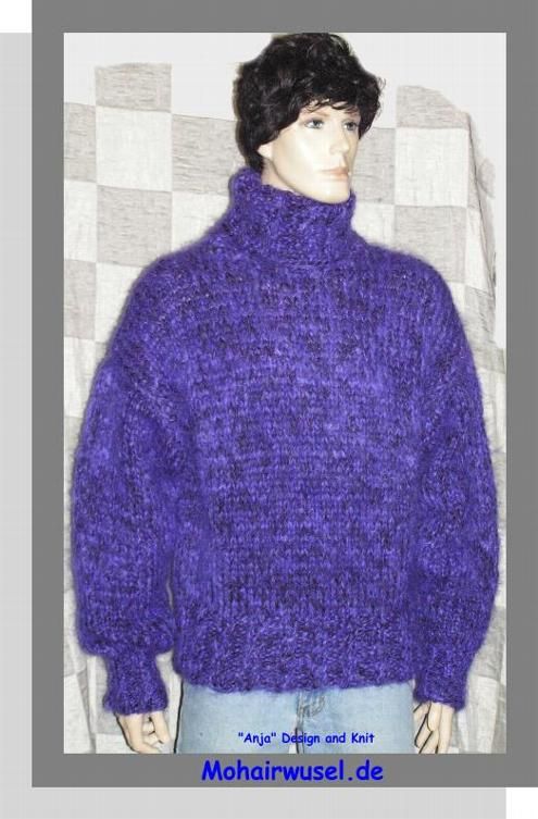 Mohair Rollkragen Pullover mit Schurwolle Fetisch ?