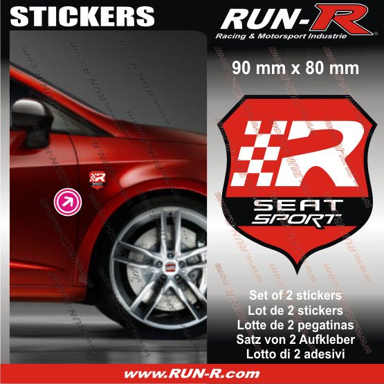 Seat Sport sticker decal   Ibiza Leon Altea Exeo FR   Seat aufkleber