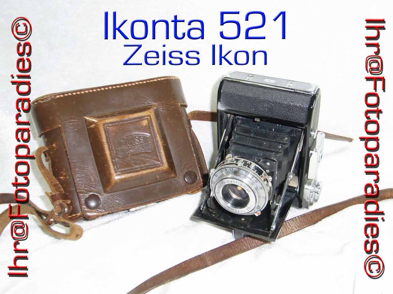 ZEISS IKON Ikonta 521 R1134 Novar Anastigmat 1 4 5 F 75mm Ledertasche