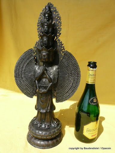 Alter 1000 armiger Buddha original Statue Tibet ~1930