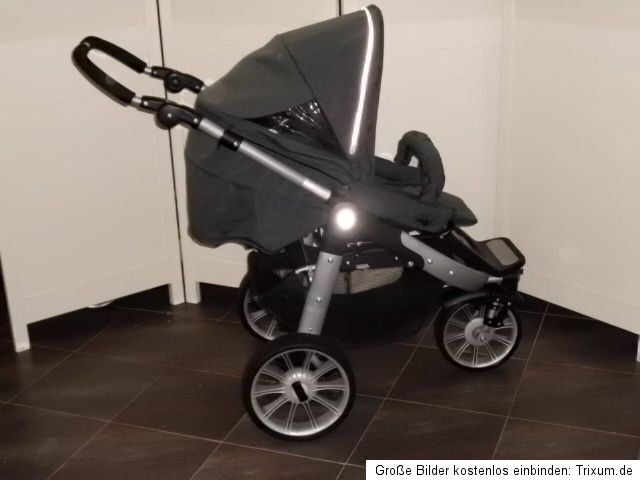 Teutonia Kombikinderwagen Spirit S3 09 / 10 Anthrazit / Grau