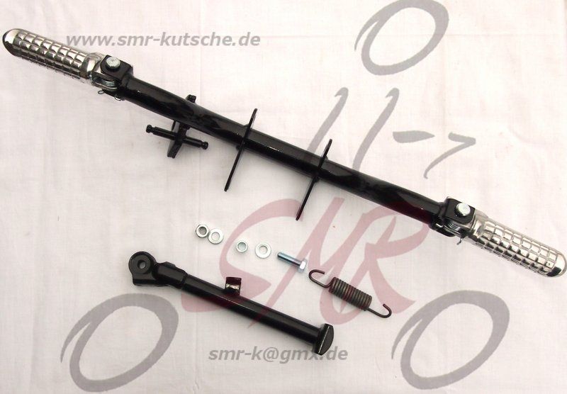 Fußraste Fußrastenträger Seitenständer Set f. Simson S50, S51, S70