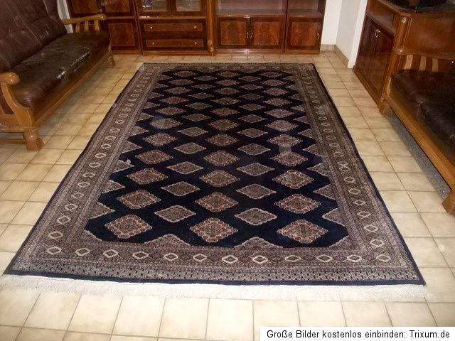 326x211cm Kaschmir Buchara Handgeknüpft Orientteppich Teppiche Carpet