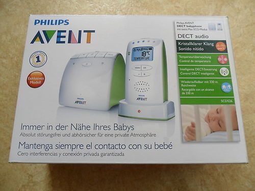 Philips Avent Dect Babyhone SCD 526 Nagelneu in Ovp