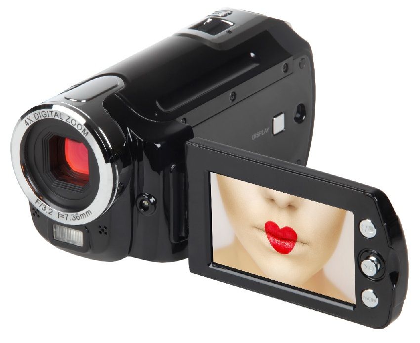 CAMCORDER DVC 527 HD + AKKU + TASCHE + WEBCAM + SCHWARZ