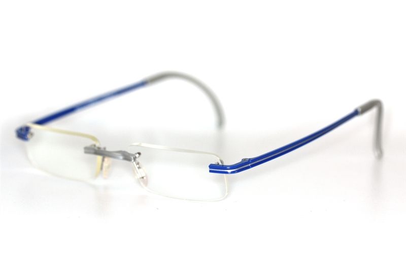 Switch it by EBM Combi 515 Brille Silbergrsu/Blau glass