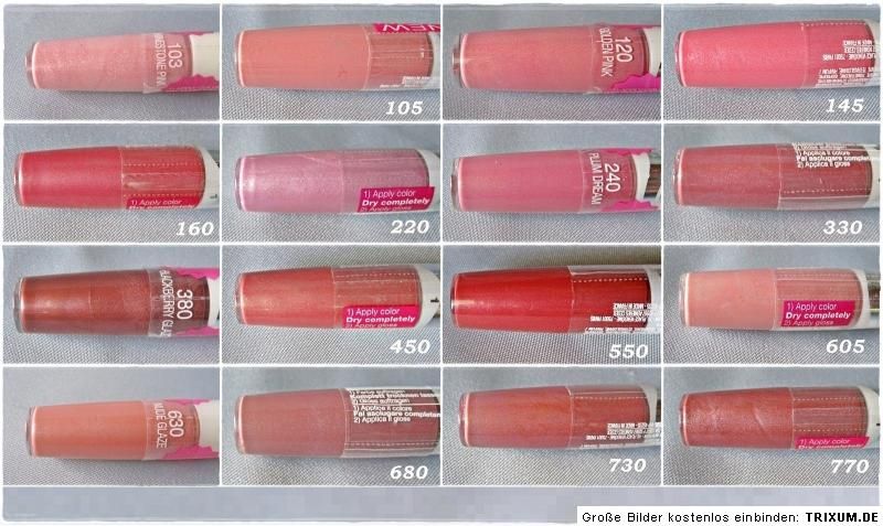 Maybelline Superstay Powergloss Lipgloss 12h Lip Gloss ~ Farbe zur