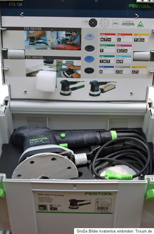 Festool Exzenterschleifer ETS 150/5 EQ Plus