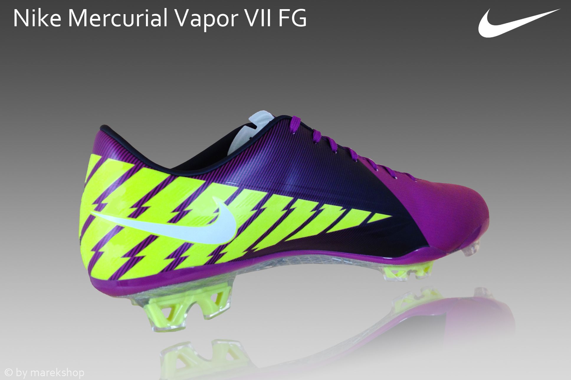 Vapor VII Fg Gr.41 Neu Fußball lila Fußballschuhe 441976 547