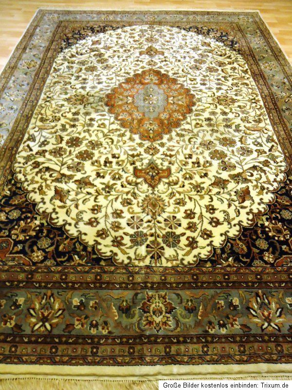 Königlicher Ghom ? Nain ? Isfahan ? Orientteppich TEPPICH Rug