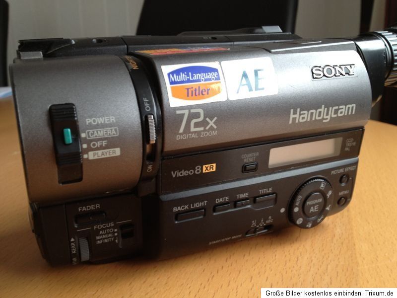 Sony HandyCam CCD TR511 Camcorder   Grau (defekt)