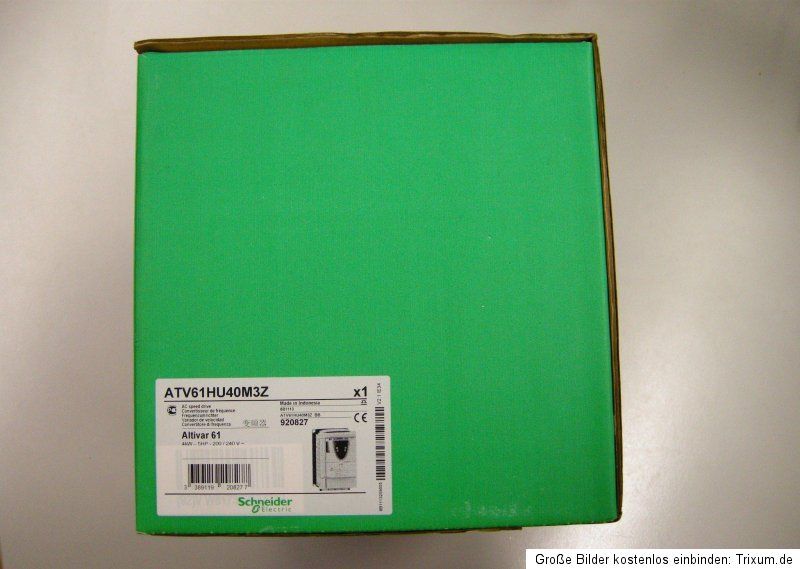 Schneider Electric Altivar 61 ATV61HU40M3Z 4kW, 5HP, 200 / 240V AC