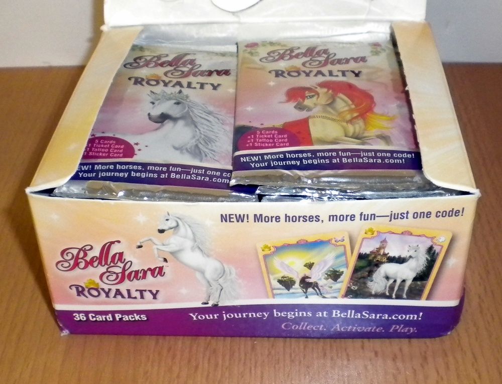 NEU Bella Sara Royalty Display mit 36 Card Packs Englisch HCG673