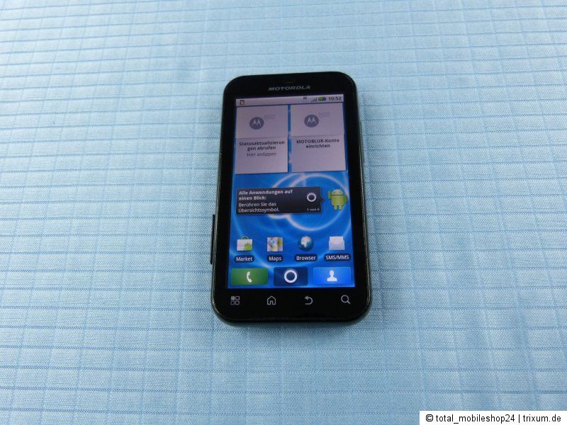 Motorola Defy MB525 Schwarz.Gebraucht Ohne Simlock.TOP OVP 2GB