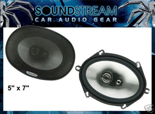 Soundstream XTS 573 5x7 Lautsprecher 3 Wege 180 Watt