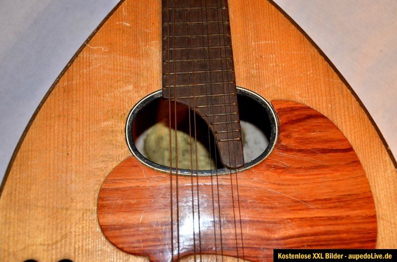Altes Instrument Mandoline Laute aus Nachlass