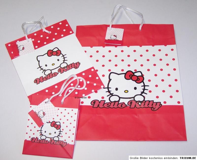 Hello Kitty Tüten Geschenkpapier Geschenktasche Tüte