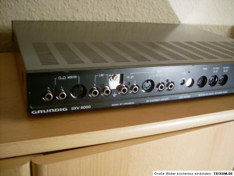 Seltener Hi Fi Klassiker Vintage Audiovorverstärker SXV 6000 Grundig