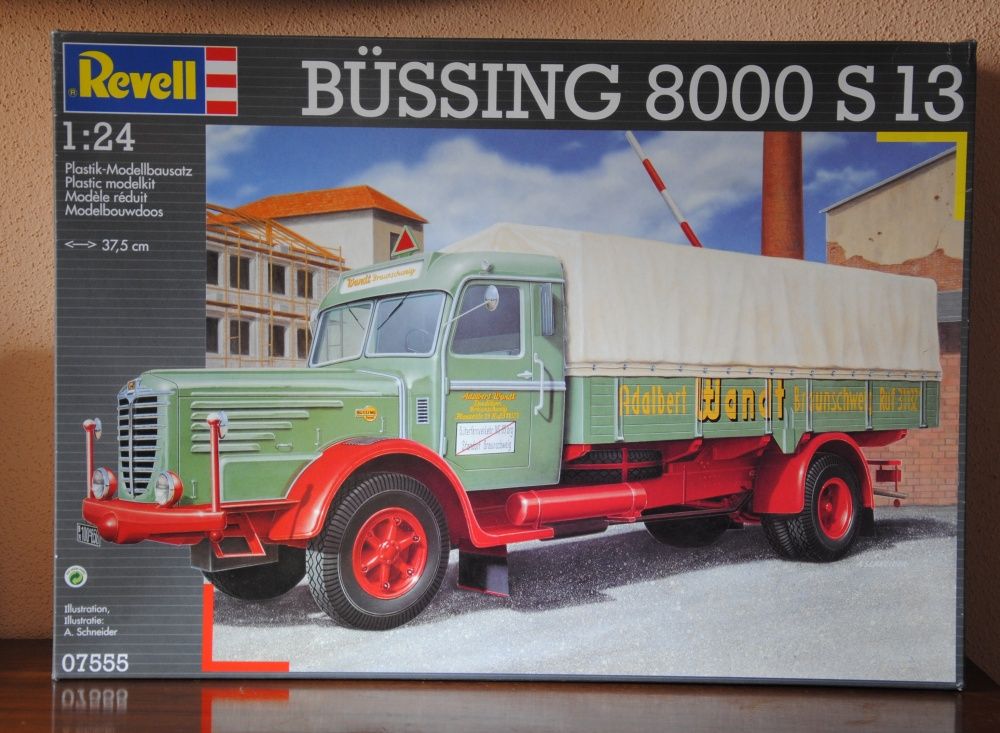 Revell 07555 Büssing 8000 S 13 124 OVP