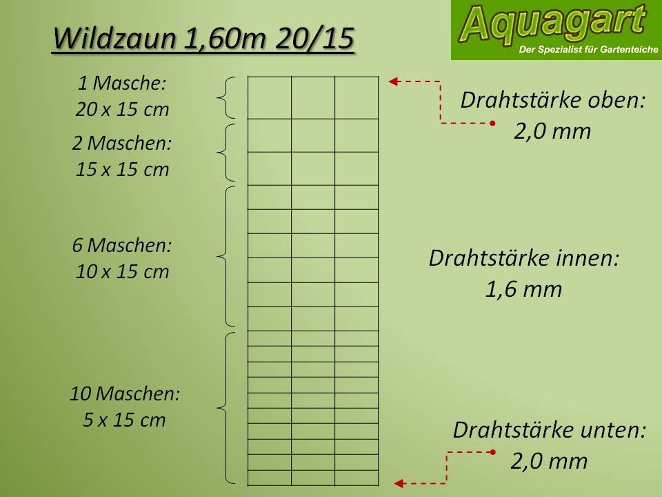 Wildzaun Forstzaun Weidezaun Drahtzaun  verschiedene Ausführungen