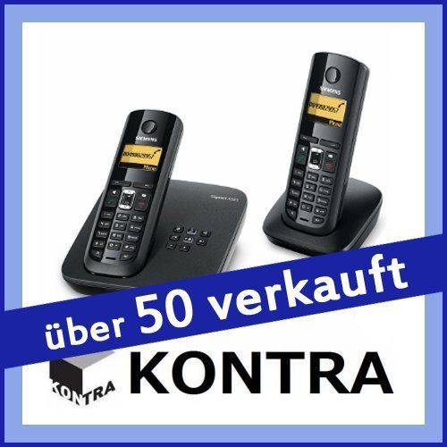 SIEMENS GIGASET A585 DUO TELEFON SCHNURLOS ANALOG OVP A585