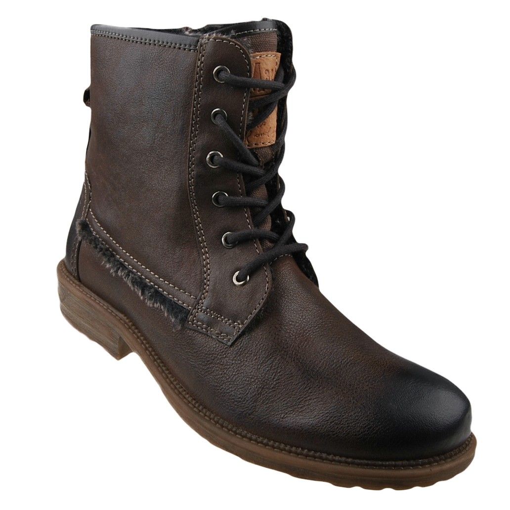 Neu MUSTANG Herrenschuhe 4834 601 Stiefel Winterstiefel gefüttert