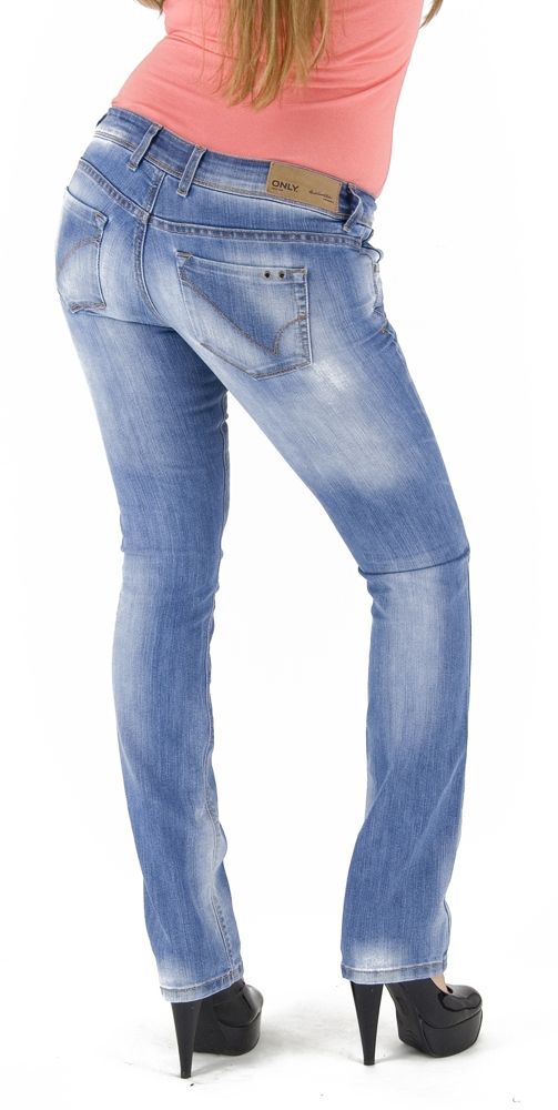 Only Jeans Hose Jolina S Ohio Stretch   RO882 blau