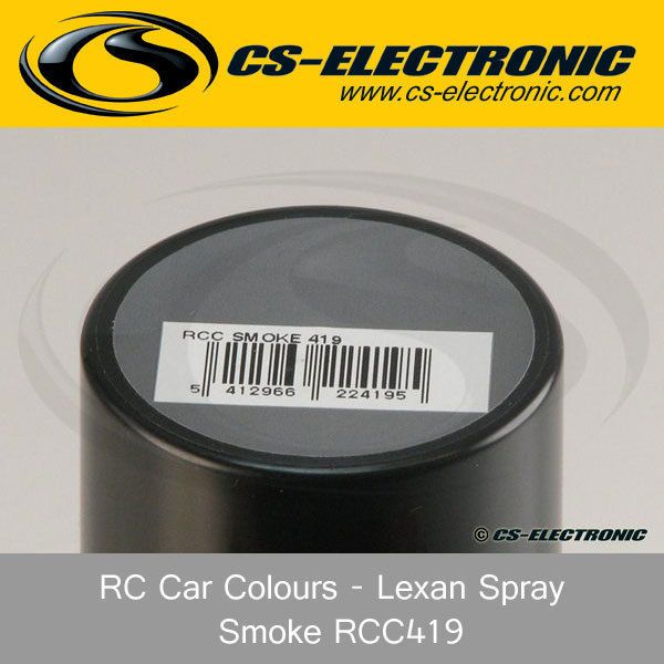 CS Electronic RC Car Colours   Lexan Spray Smoke RCC419