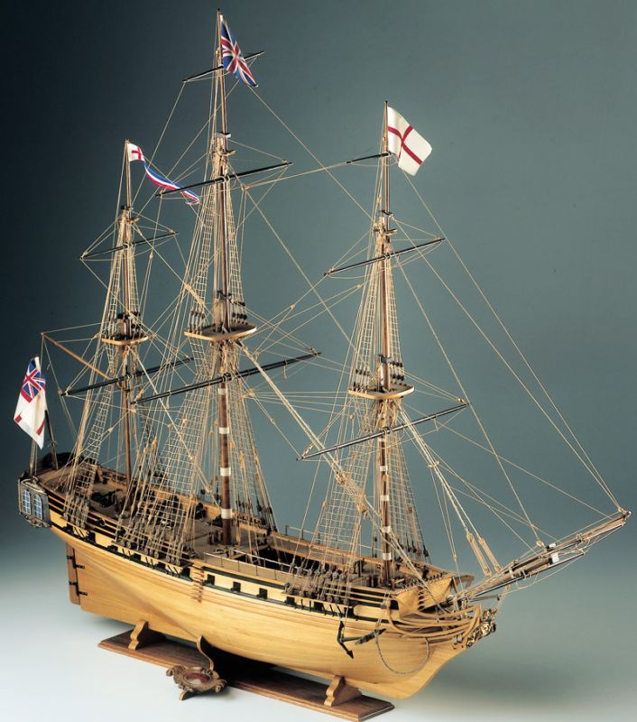 HMS Unicorn Baukasten elegante Fregatte 630mm