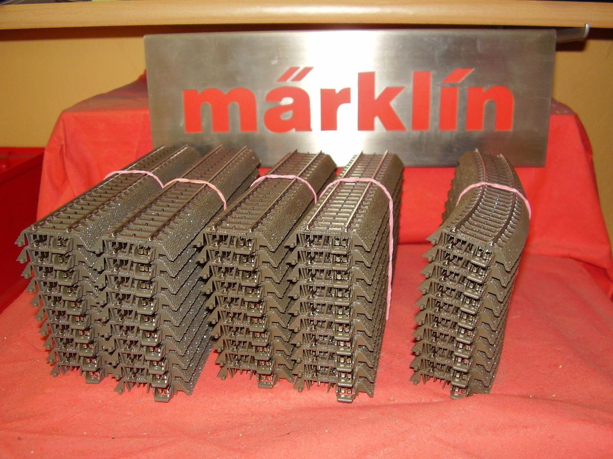 MÄRKLIN 24172,24188,24130,Lot C Gleis,50 Stck.,NEU