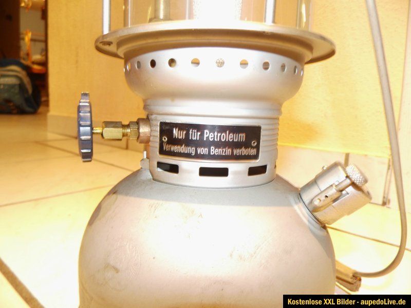 Original Petromax HK 500 Starklichtlampe+Stahlkiste Bw Bj.1961 viel