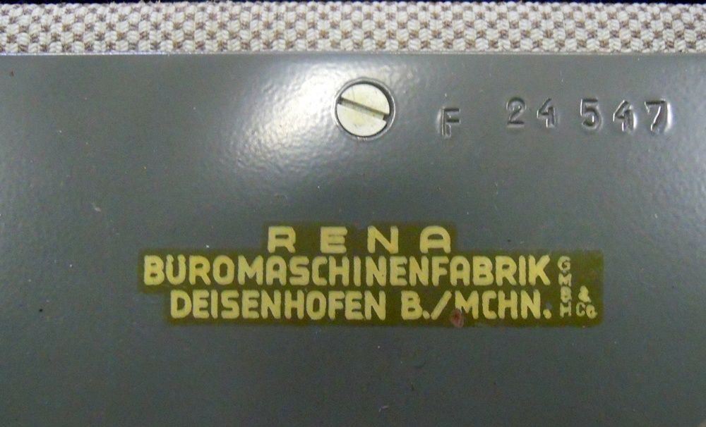 Rena Renaplan Papierwalze Druckwalze Handwalze Sammlerstück F13857